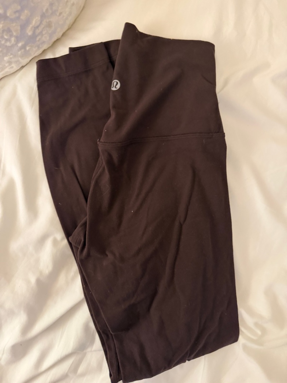 Lululemon espresso brown Leggings with Logo